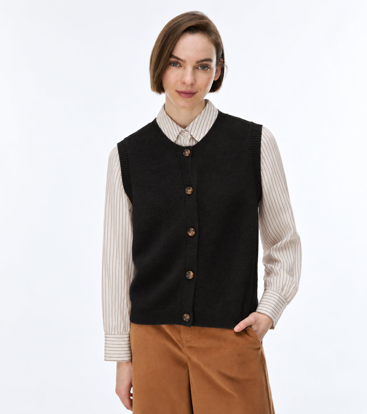Gilet in maglia DONNA IBLUS IBLSUPERBO011