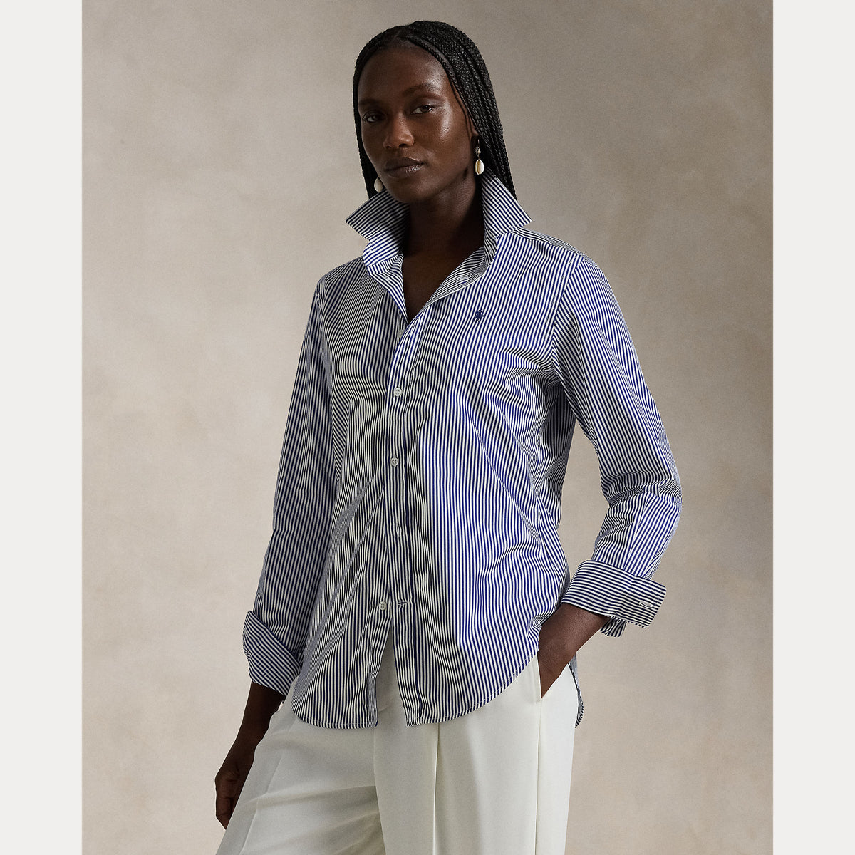 BUTTON FRONT SHIRT Donna RALPH LAUREN 211891379001