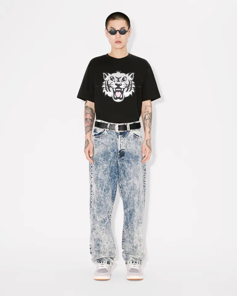Foto di T-SHIRT M/M Uomo KENZO FF55TS5334SG 99J - Categoria: KENZO HAPPY TIGER CLASSIC TSHI | Brand: KENZO