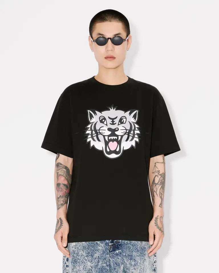 Foto di T-SHIRT M/M Uomo KENZO FF55TS5334SG 99J - Categoria: KENZO HAPPY TIGER CLASSIC TSHI | Brand: KENZO