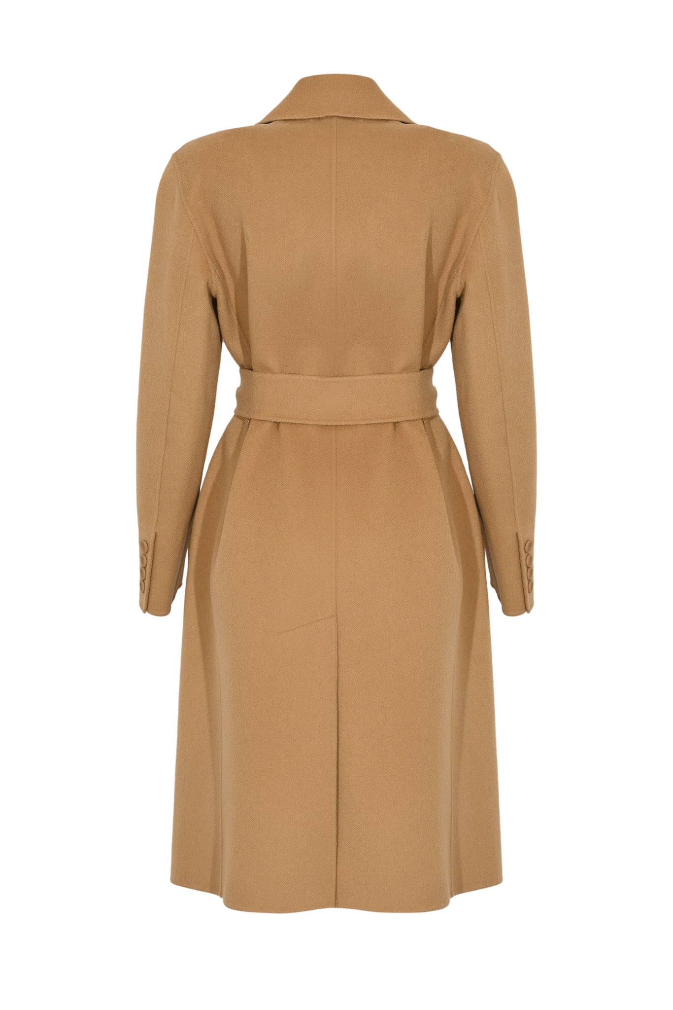 CAPPOTTO
Tessuto 50% Cashmere Capra hircus hircus Cina, 50% Lana vergine Ovis aries aries
- Escluso filo di legatura
Fodera 100% Poliestere DONNA MAXMARA STUDIO CANNETI010