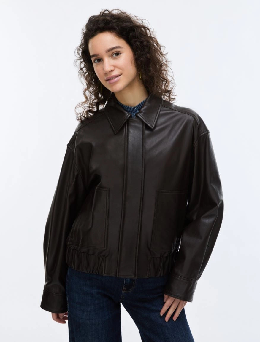 Giacca in pelle DONNA IBLUS IBLFIBBIA002