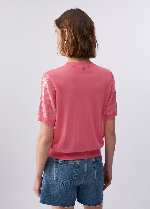 MAGLIA MC DONNA LIU.JO WA6216MA68RL9050
