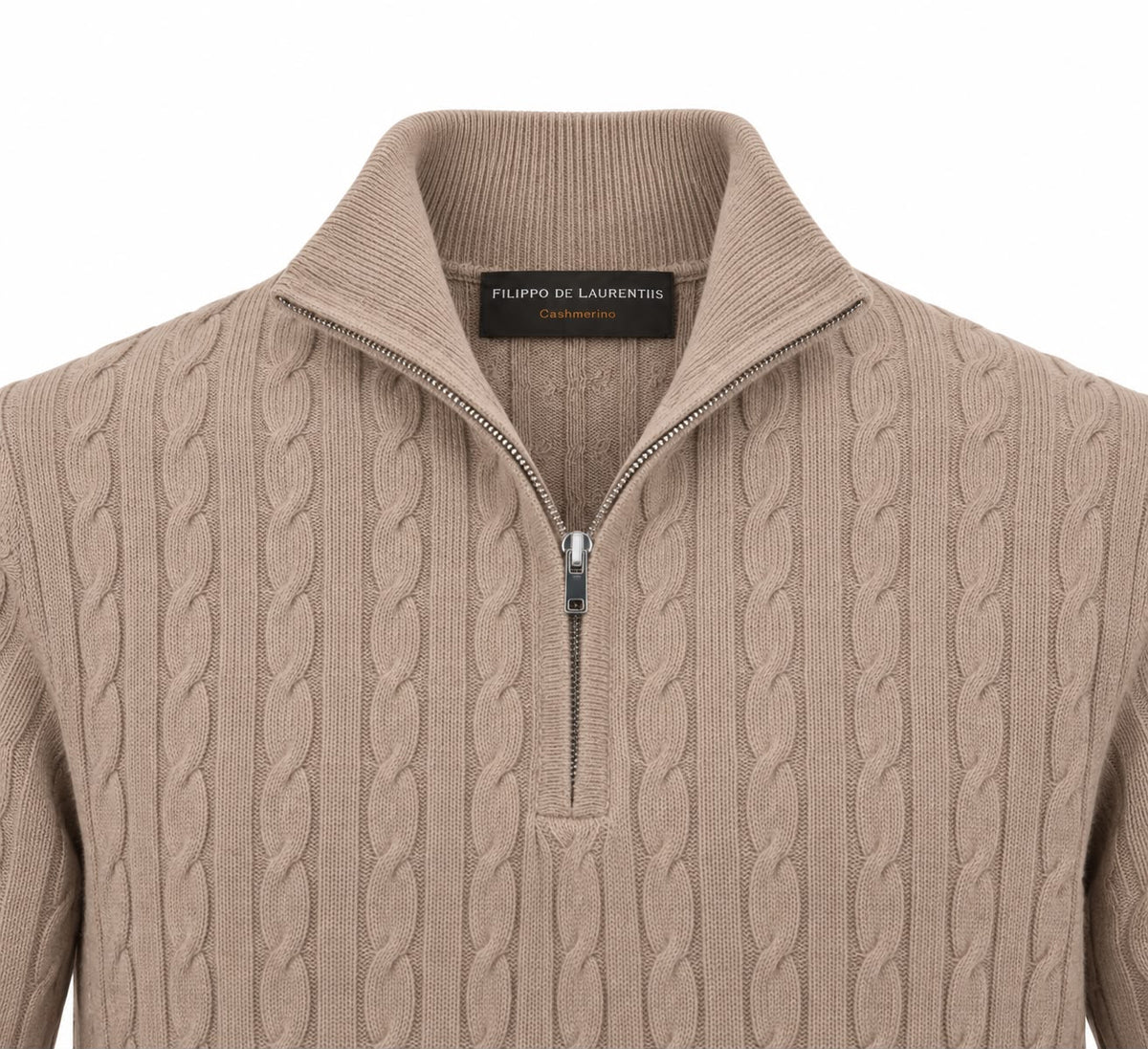 MAGLIA MEZZA ZIP UOMO FILIPPO DE LAURENTIIS MZ1ML_WC12T61