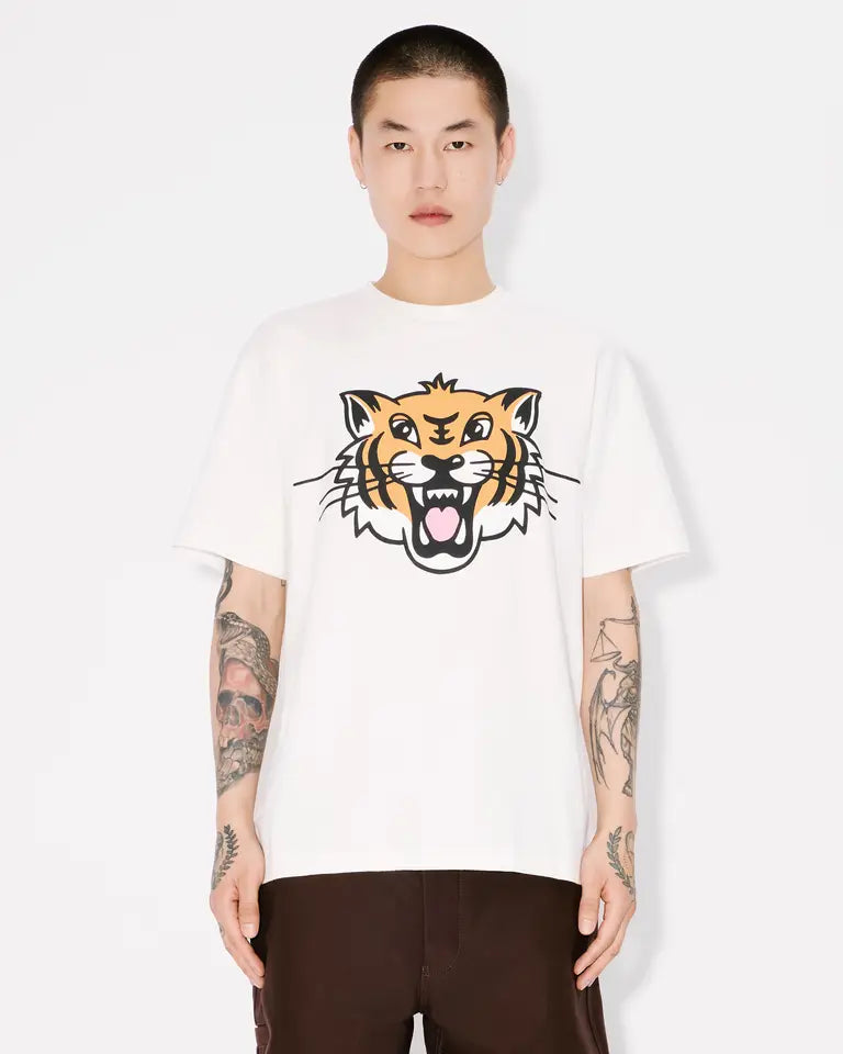 Foto di T-SHIRT M/M Uomo KENZO FF55TS5334SG.02 - Categoria: KENZO HAPPY TIGER CLASSIC TSHI | Brand: KENZO