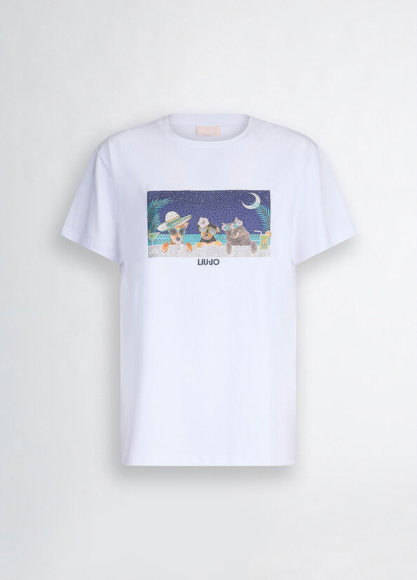 Foto di T-shirt Donna LIU.JO WA5260JS003 - Categoria: | Brand: LIU.JO