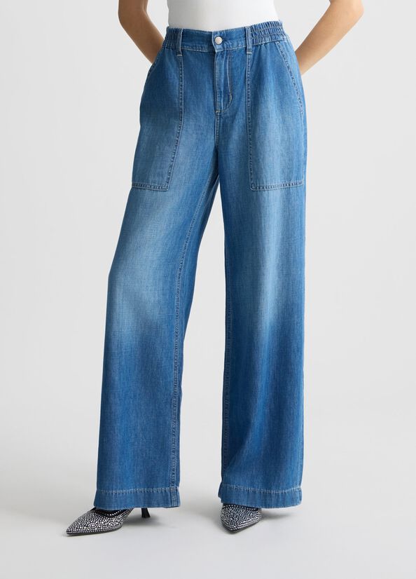 Foto di Pantalone denim Donna LIU.JO UA5235D0233 - Categoria: | Brand: LIU.JO