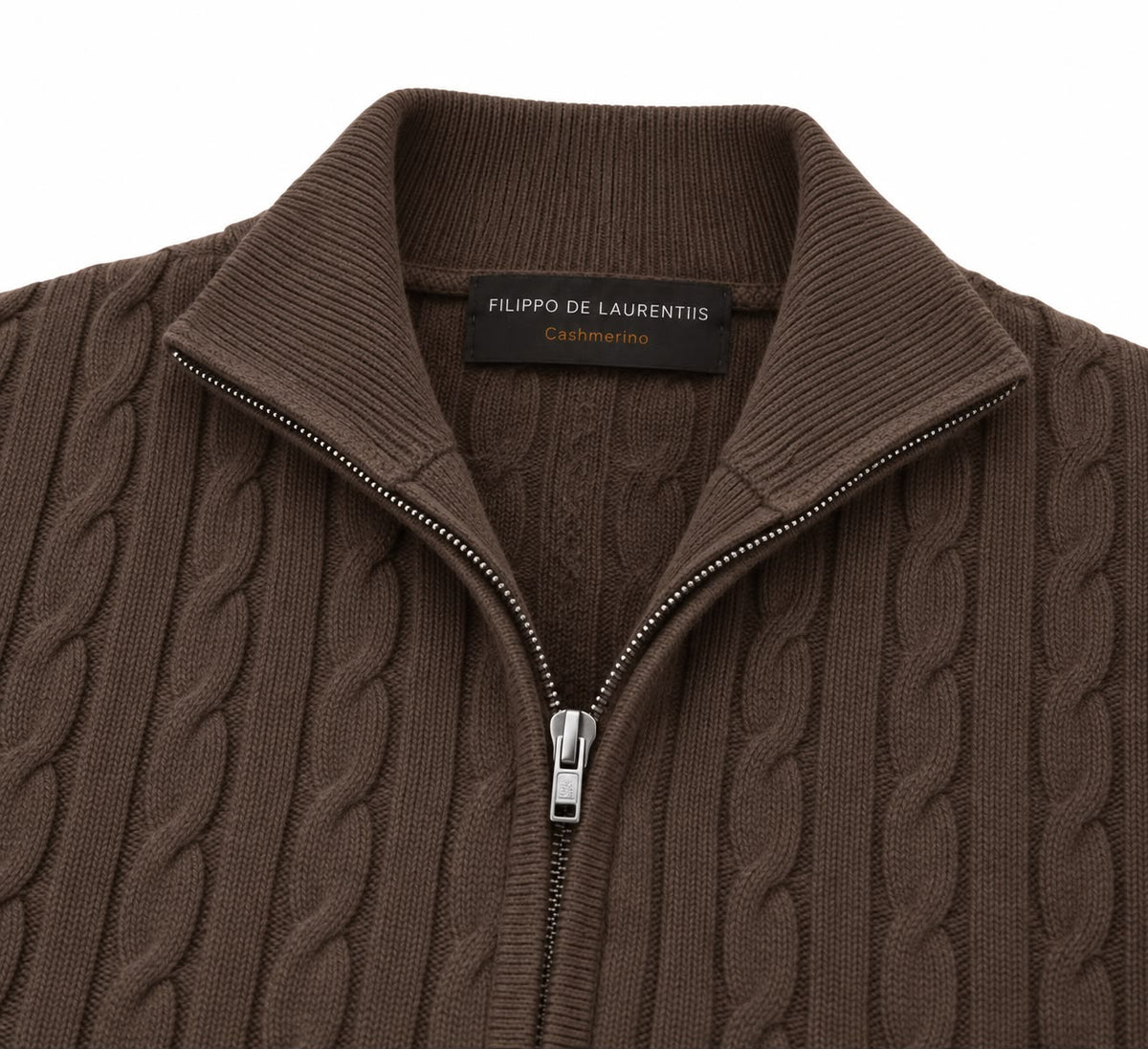 MAGLIA MEZZA ZIP UOMO FILIPPO DE LAURENTIIS MZ1ML_WC12T190