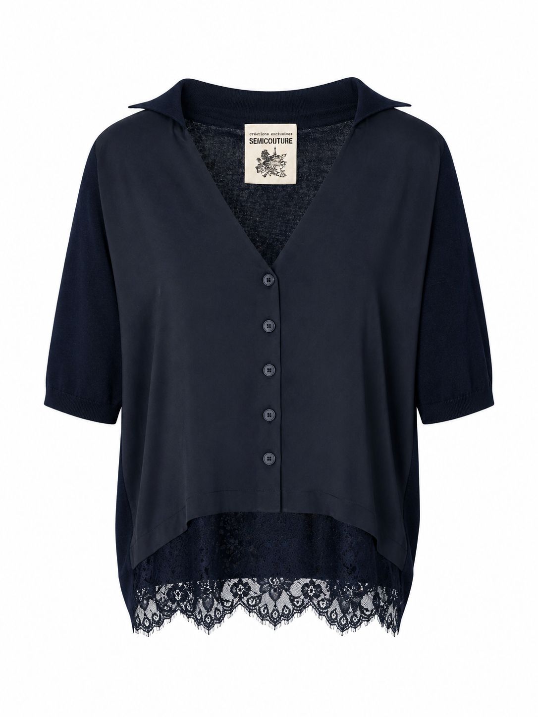 POLO DONNA SEMICOUTURE S6SA05N10-1