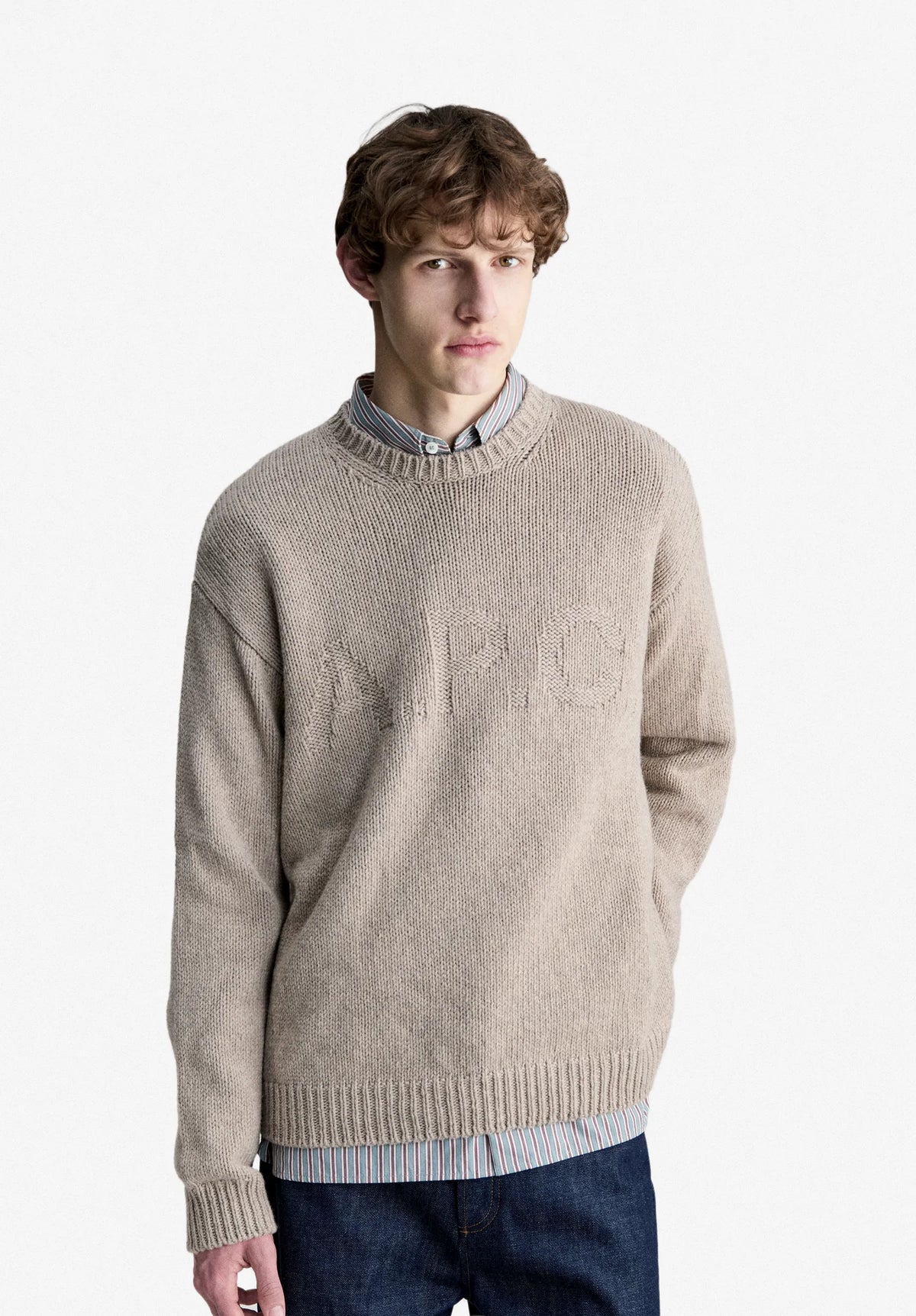KNITWEAR UOMO A.P.C. WOATJ-H23506-BAE