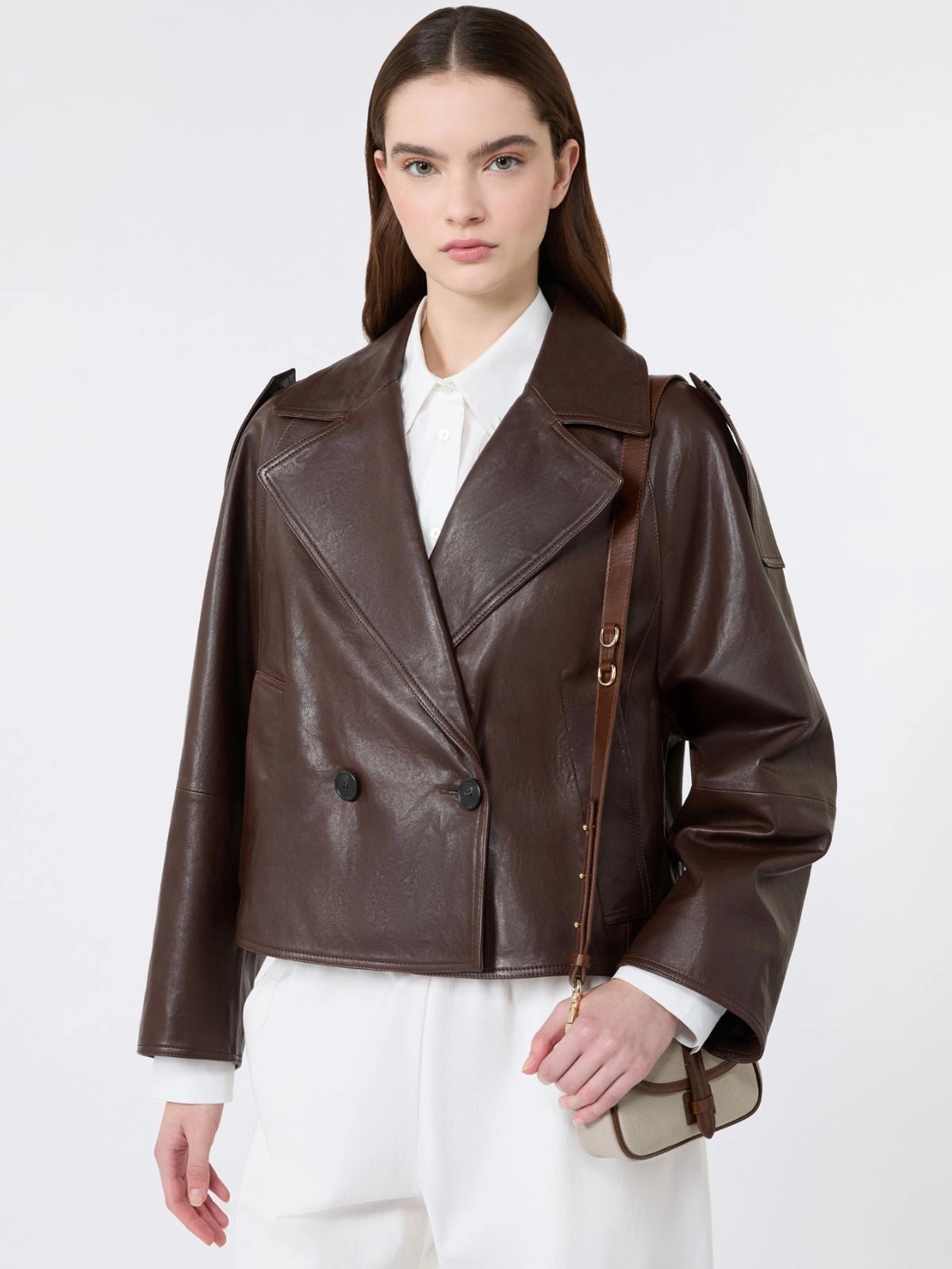 Giacca in pelle DONNA WEEKEND MaxMara WKDFELINO002