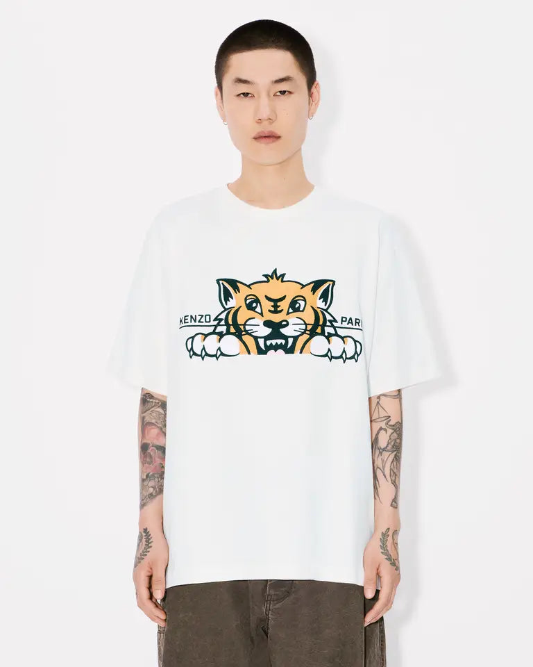 Foto di T-SHIRT M/M Uomo KENZO FF55TS5264SI.02 - Categoria: GOTS KENZO POP EMBROIDERED CLA | Brand: KENZO