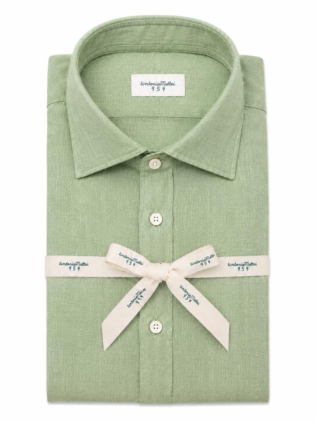 CAMICIA UOMO TINTORIA MATTEI J66TNWUT2