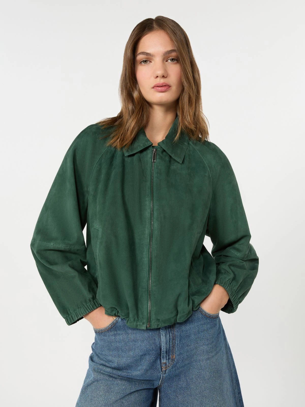 Giacca in pelle DONNA WEEKEND MaxMara WKDZUPPA002