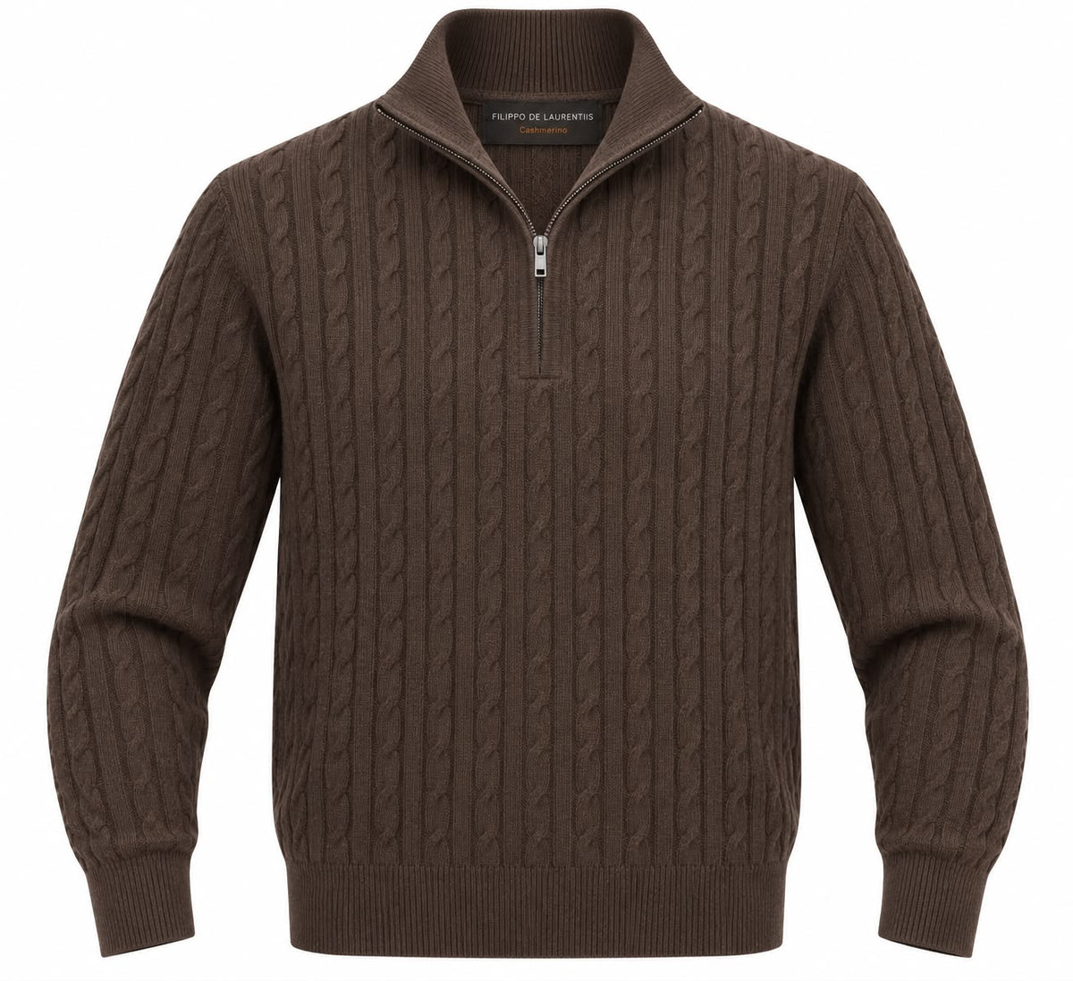 MAGLIA MEZZA ZIP UOMO FILIPPO DE LAURENTIIS MZ1ML_WC12T190