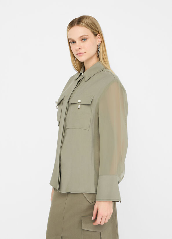 CAMICIA DONNA LIU.JO CF5221T011AX0707