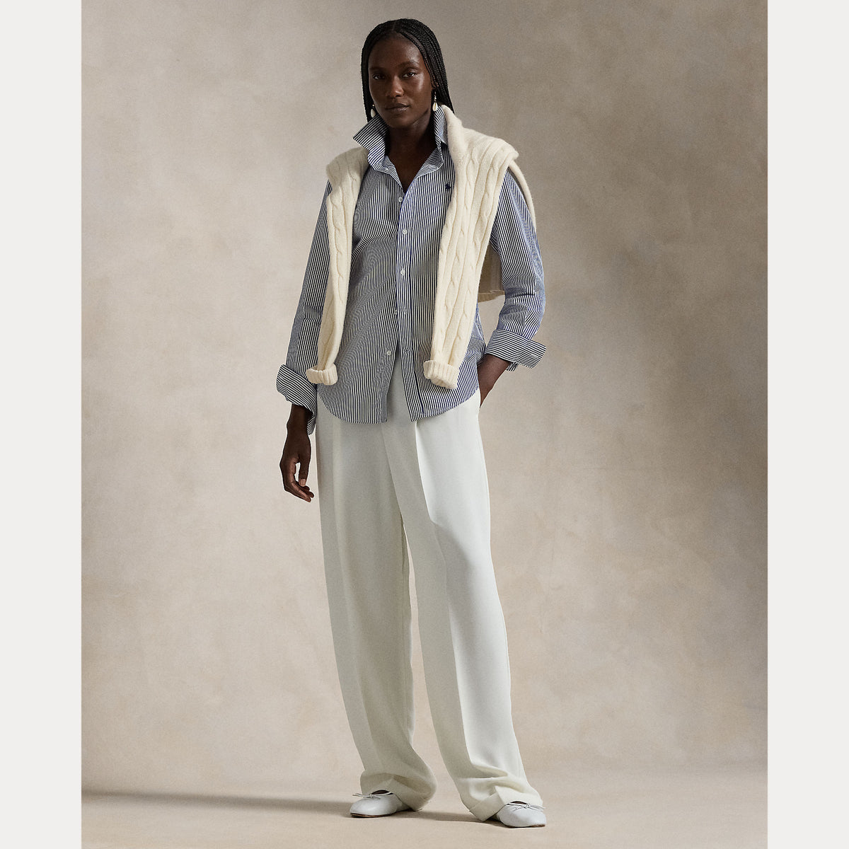 BUTTON FRONT SHIRT Donna RALPH LAUREN 211891379001