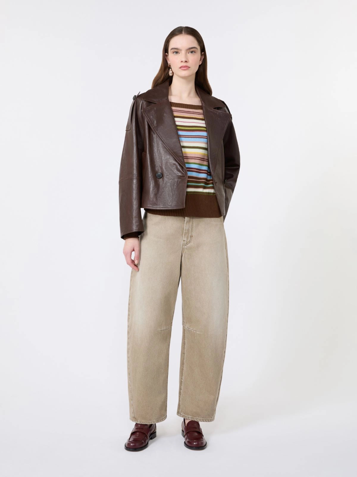 Giacca in pelle DONNA WEEKEND MaxMara WKDFELINO002