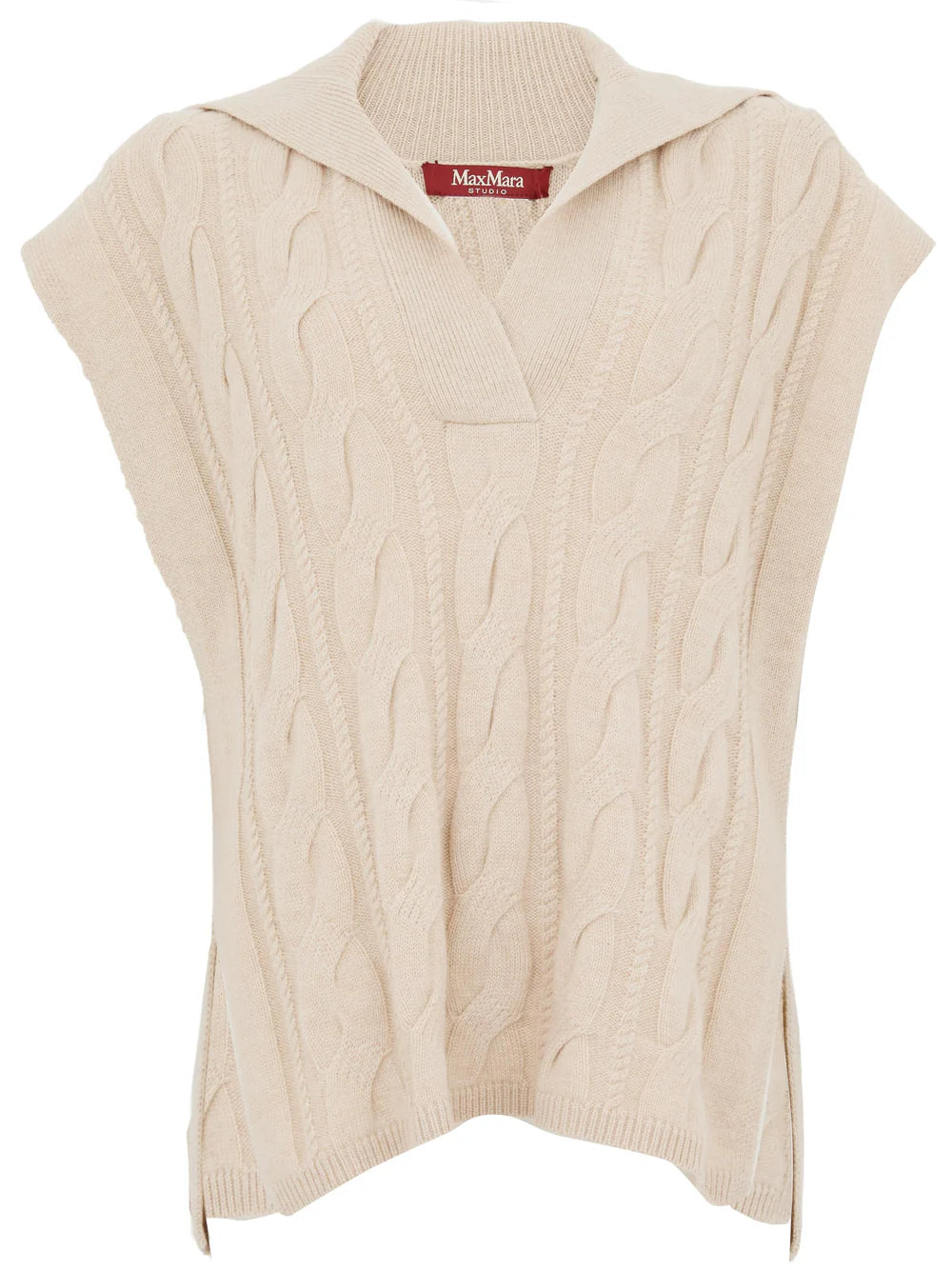 GILET IN MAGLIA
Filato in maglia 80% Lana Ovis aries aries, 20% Cashmere Capra hircus hircus Cina DONNA MAXMARA STUDIO TIRSI002