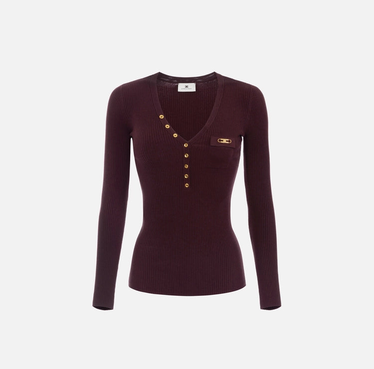 Foto di MAGLIA DONNA ELISABETTA FRANCHI MK12B56E2EA4 - Categoria:  | Brand: ELISABETTA FRANCHI
