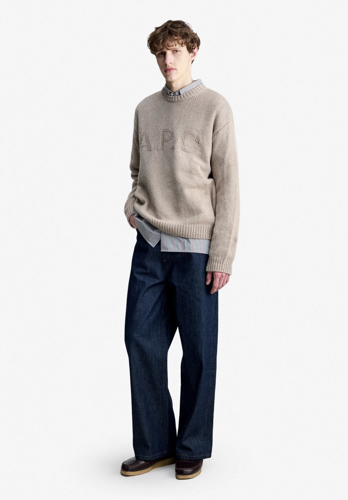KNITWEAR UOMO A.P.C. WOATJ-H23506-BAE